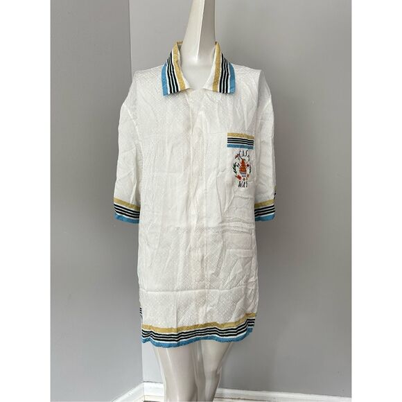 CASABLANCA Silk Short-Sleeve Shirt - Picture 6 of 11